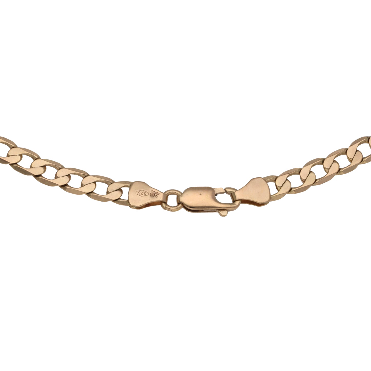9ct Gold Curb Chain 20"