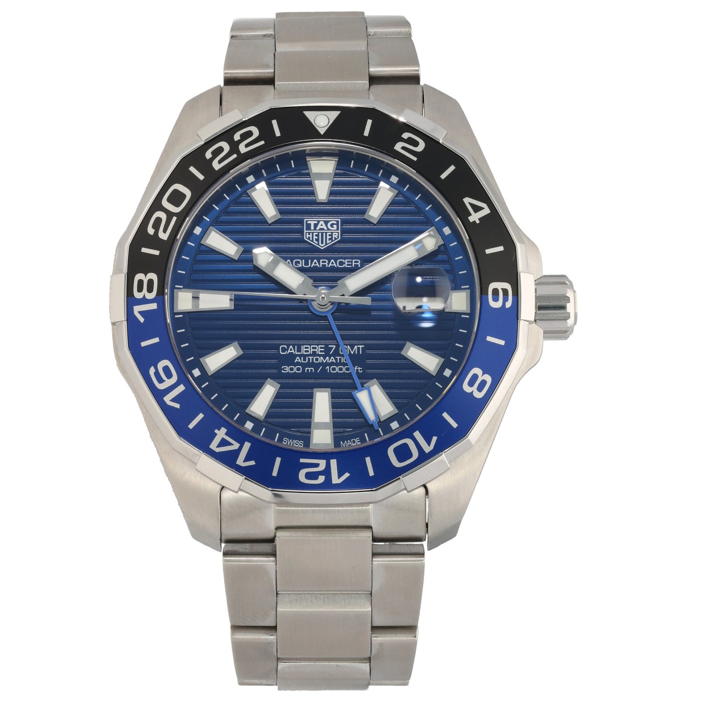 Tag Heuer Aquaracer WAY201T 43mm Stainless Steel Watch