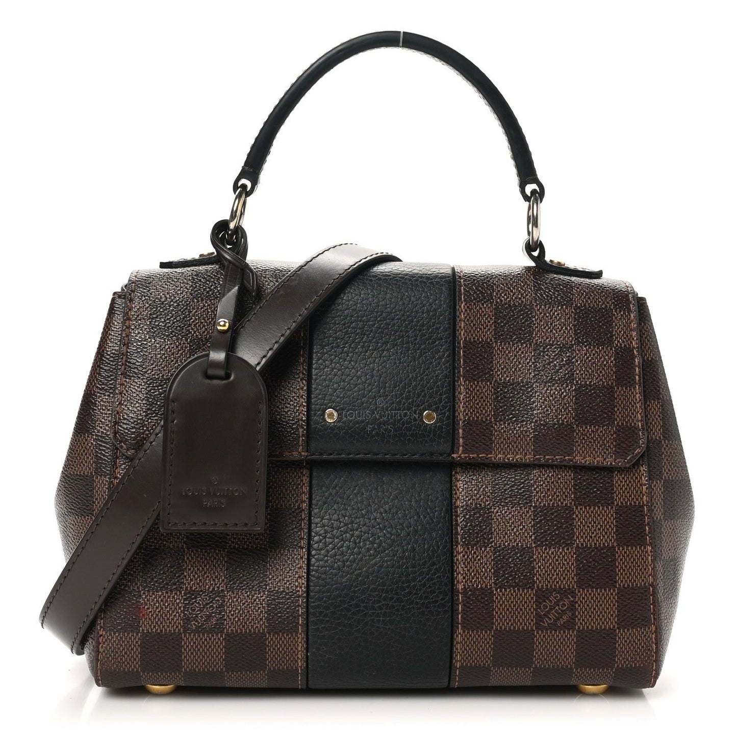 Louis Vuitton Bond Street BB Damier Ebene Coated Canvas Bag - Brown & Black
