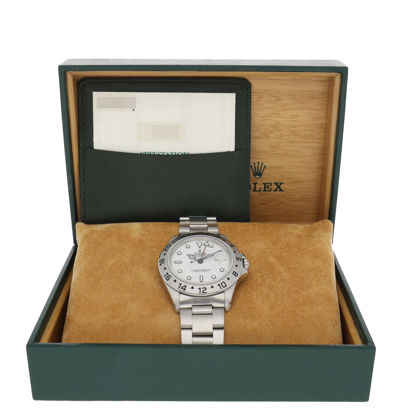 Rolex Explorer II 16570 40mm Stainless Steel Watch