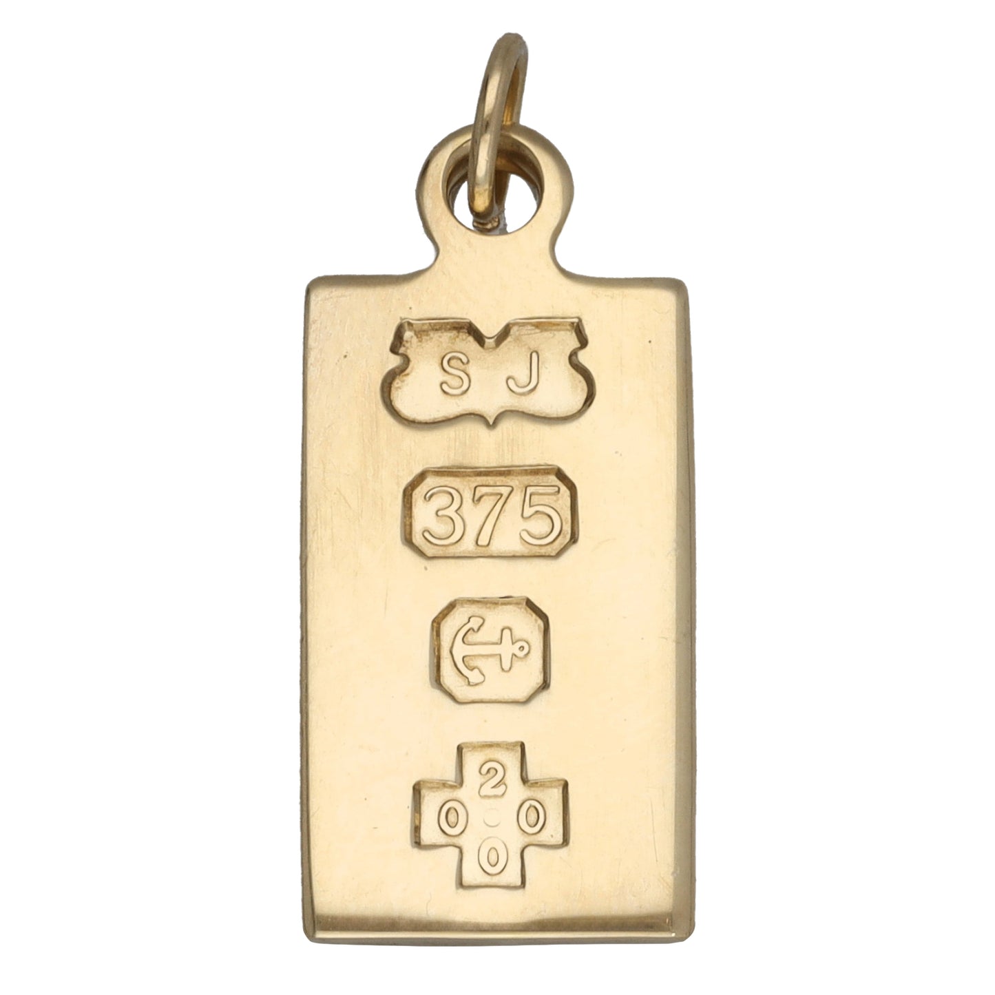9ct Gold Ingot Pendant