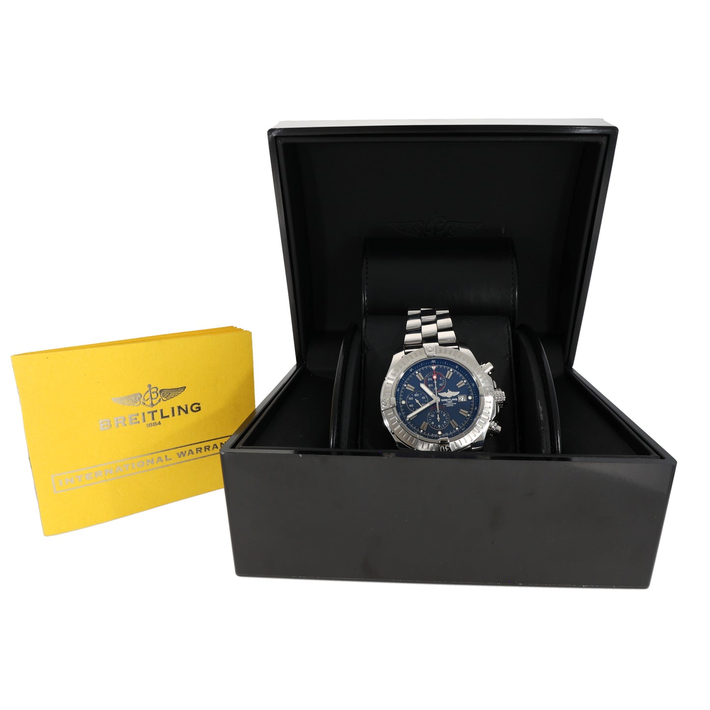 Breitling Super Avenger A13370 48mm Stainless Steel Watch