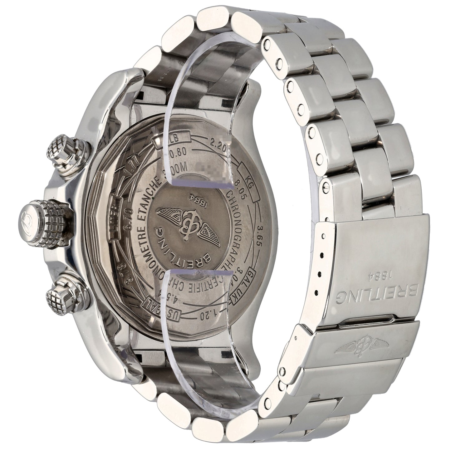 Breitling Super Avenger A13370 48mm Stainless Steel Watch