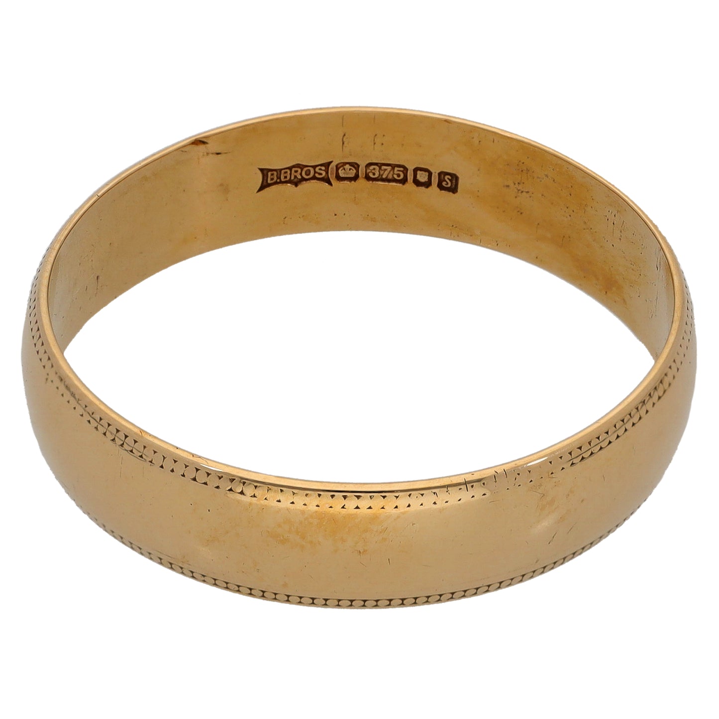 9ct Gold Plain Wedding Ring Size Z+2