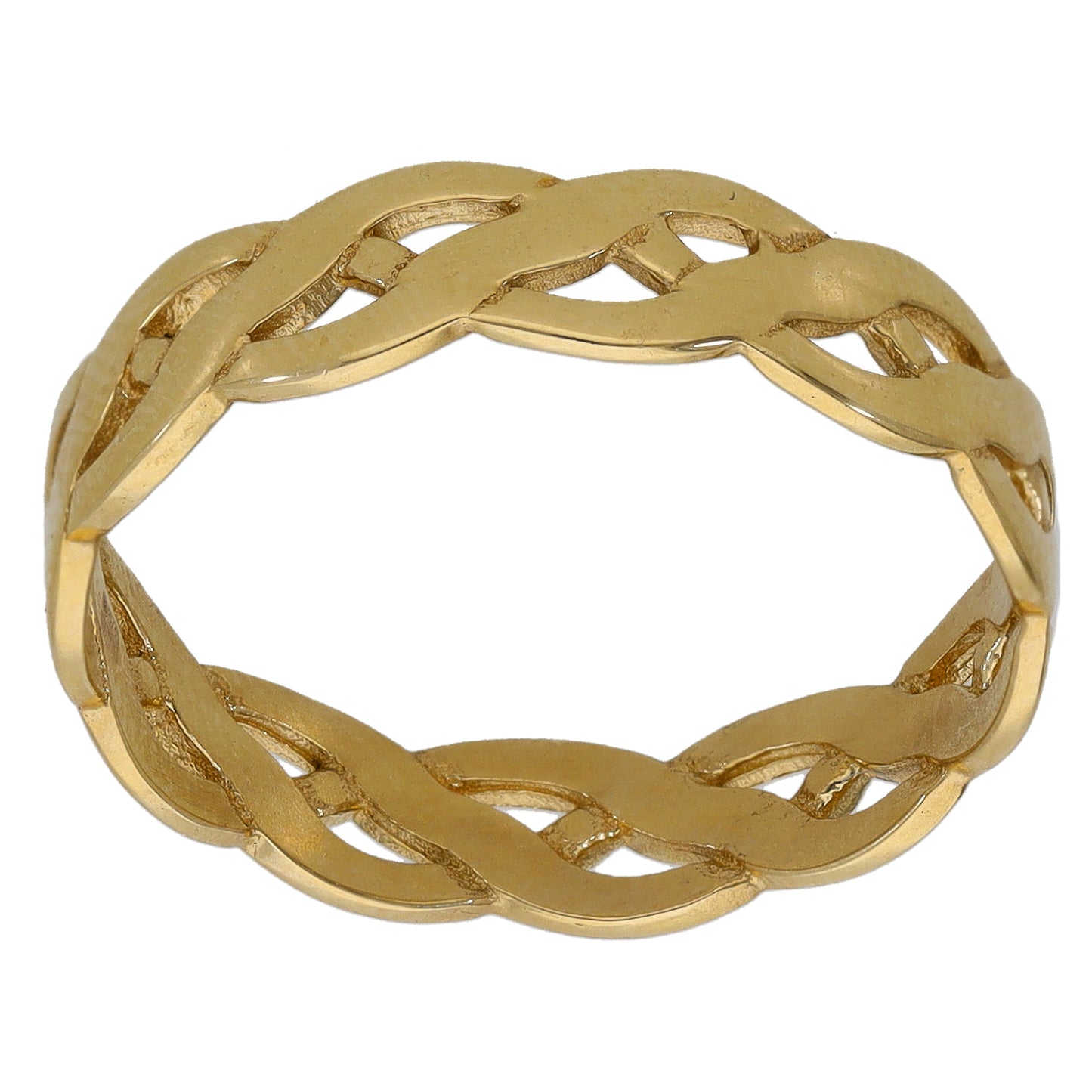 9ct Gold Alternative Ring Size Q
