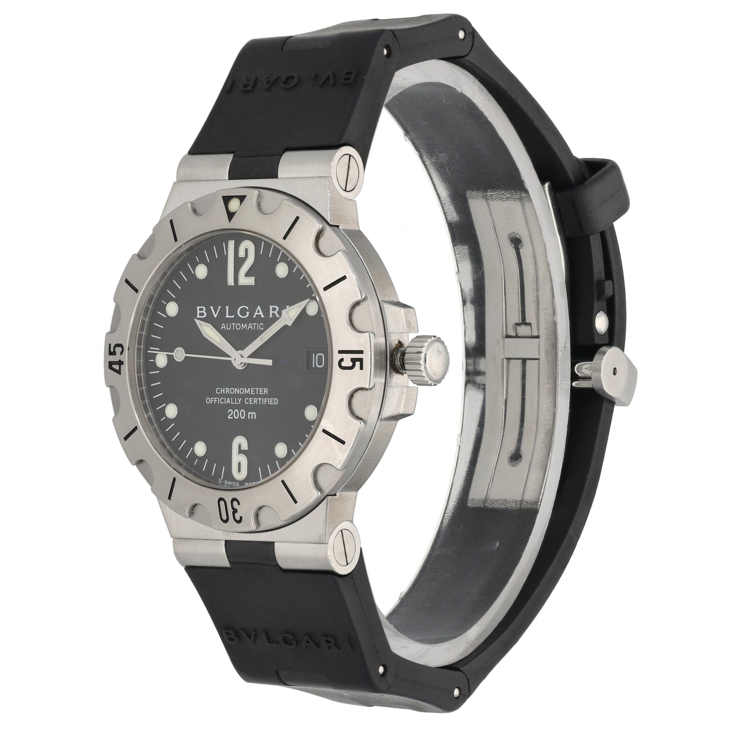 Bvlgari Diagono Scuba SD38S 38mm Stainless Steel Watch