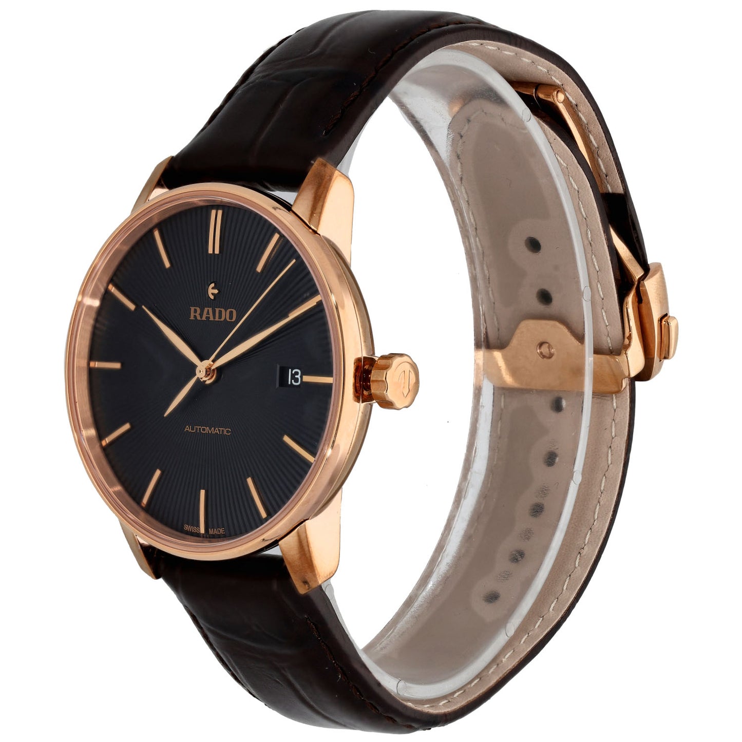 Rado Coupole 763.3861.2 38mm Gold Plated Watch