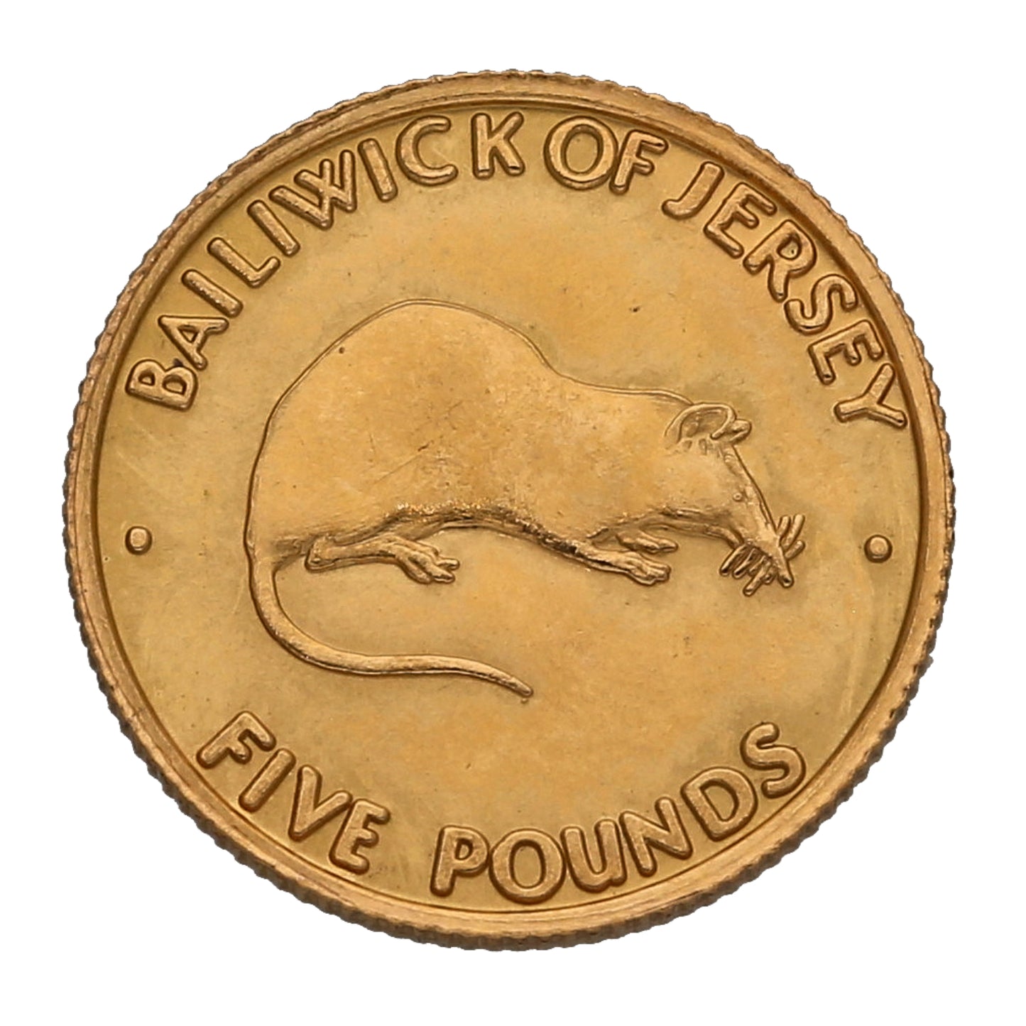 22ct Gold Queen Elizabeth II Silver Wedding Five Pounds Coin 1972
