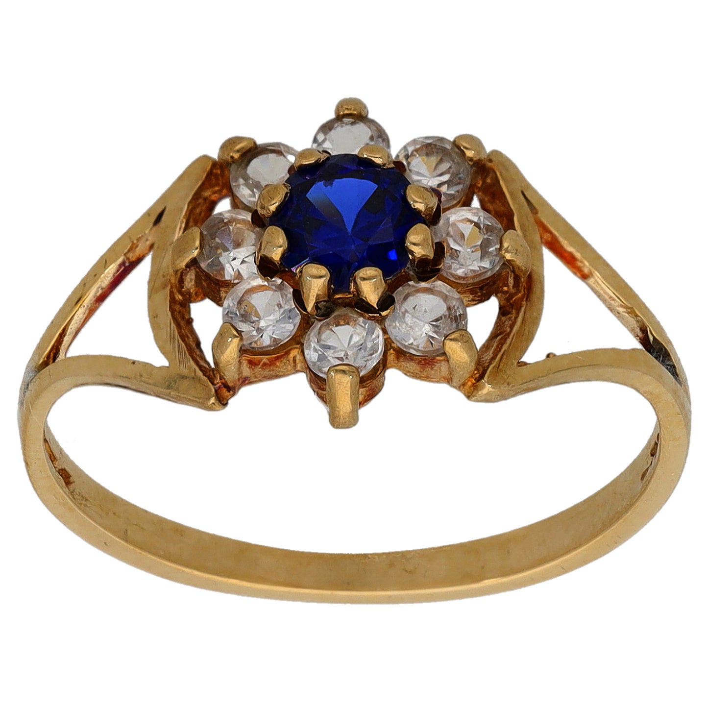 9ct Gold Imitation Dress/Cocktail Ring Size N