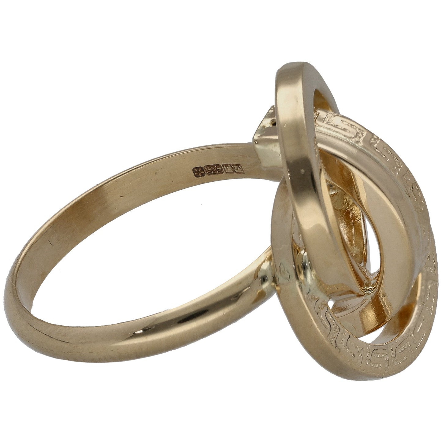 New 14ct Gold Multi Circle Ring