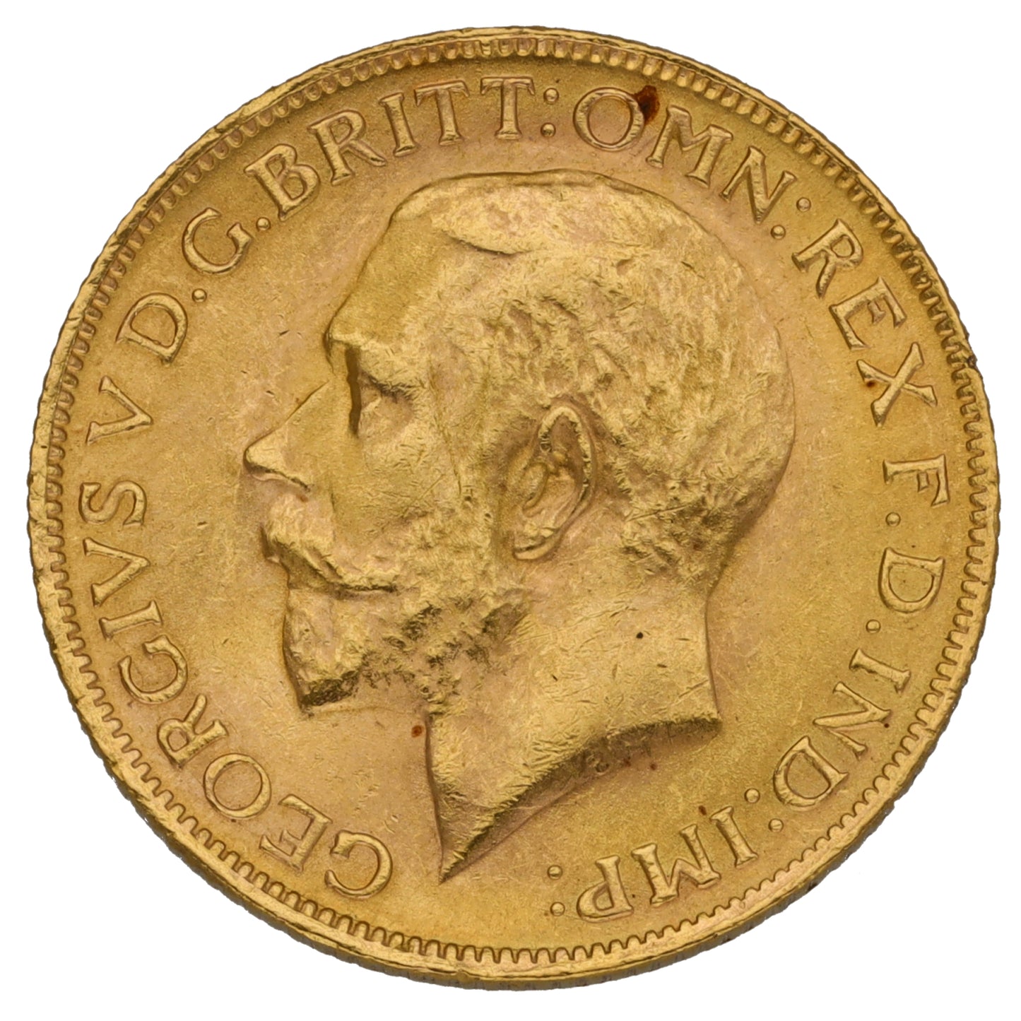 22ct Gold King George V Full Sovereign Coin 1927