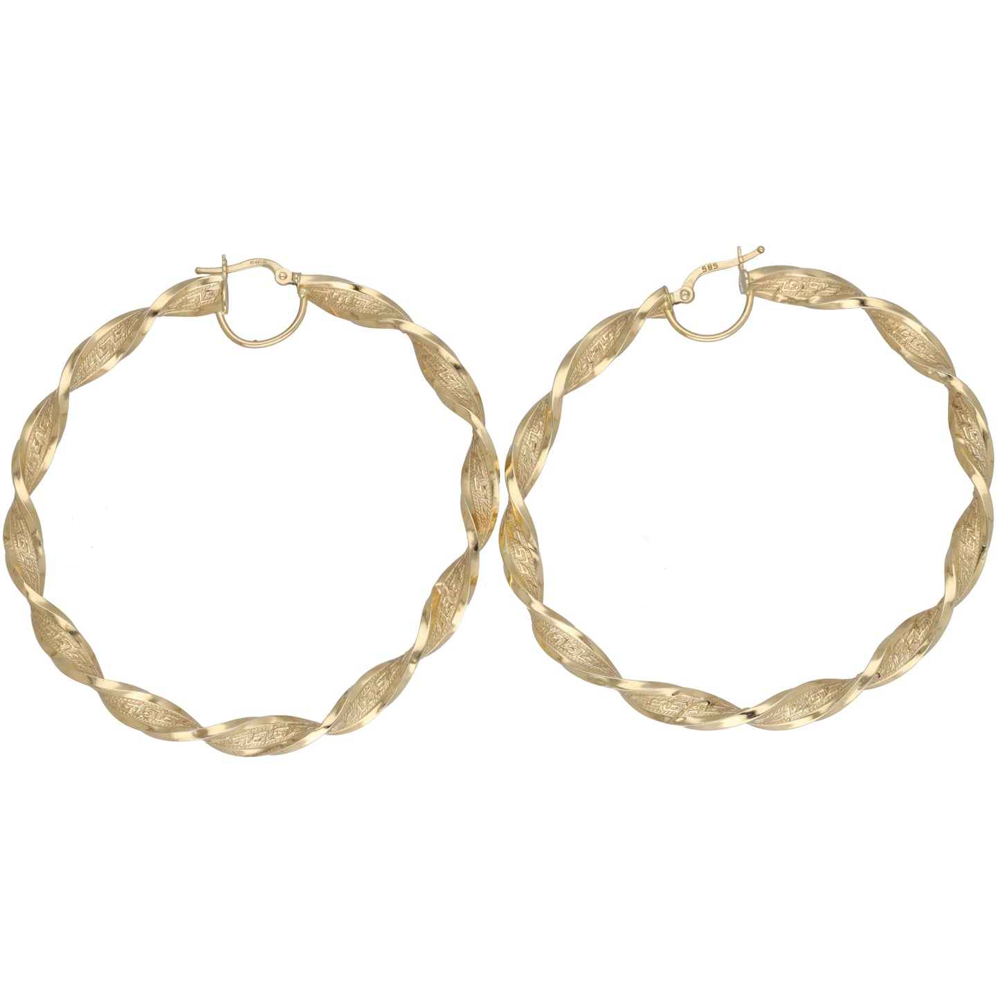 14ct Gold Hoop Earrings