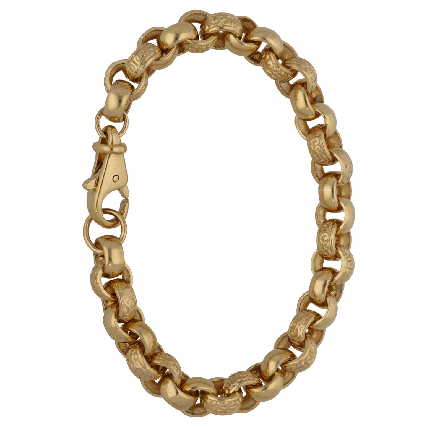 9ct Gold Belcher Bracelet