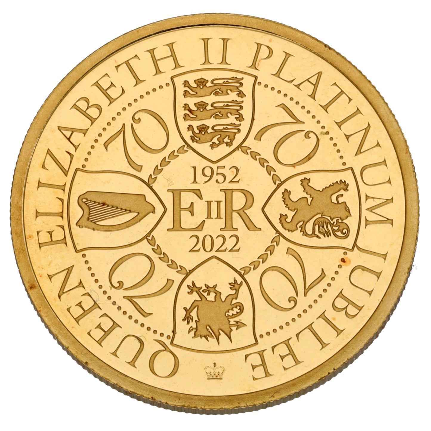 22ct Gold Queen Elizabeth II Platinum Jubilee Full Sovereign Coin 2022