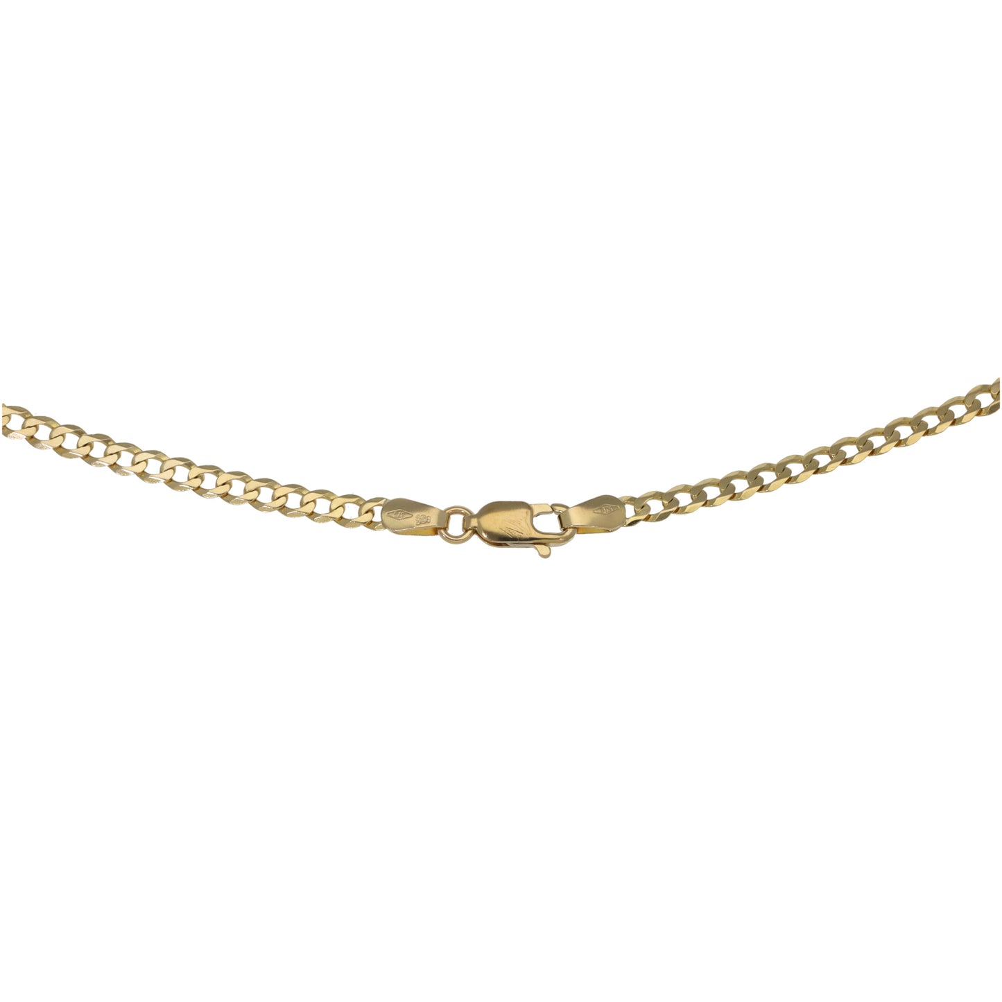 9ct Gold Curb Chain 24"