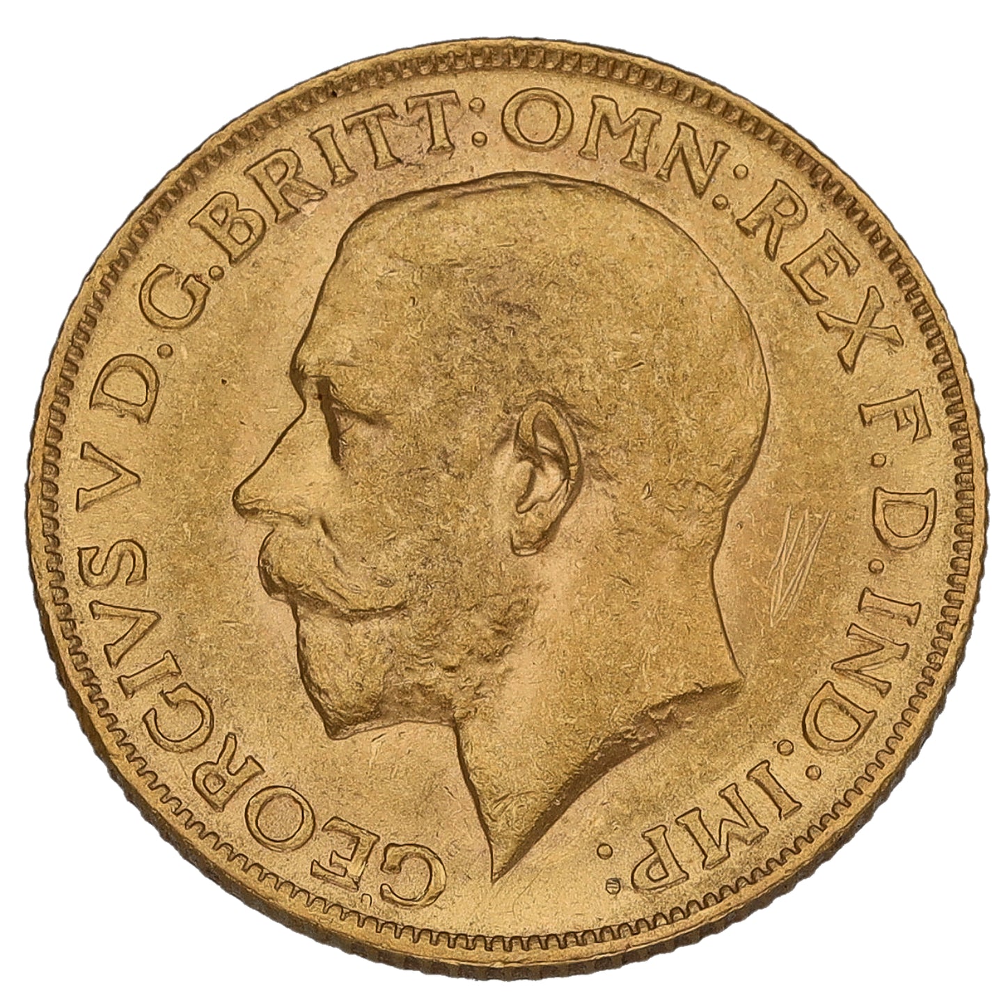 22ct Gold King George V Full Sovereign Coin 1912