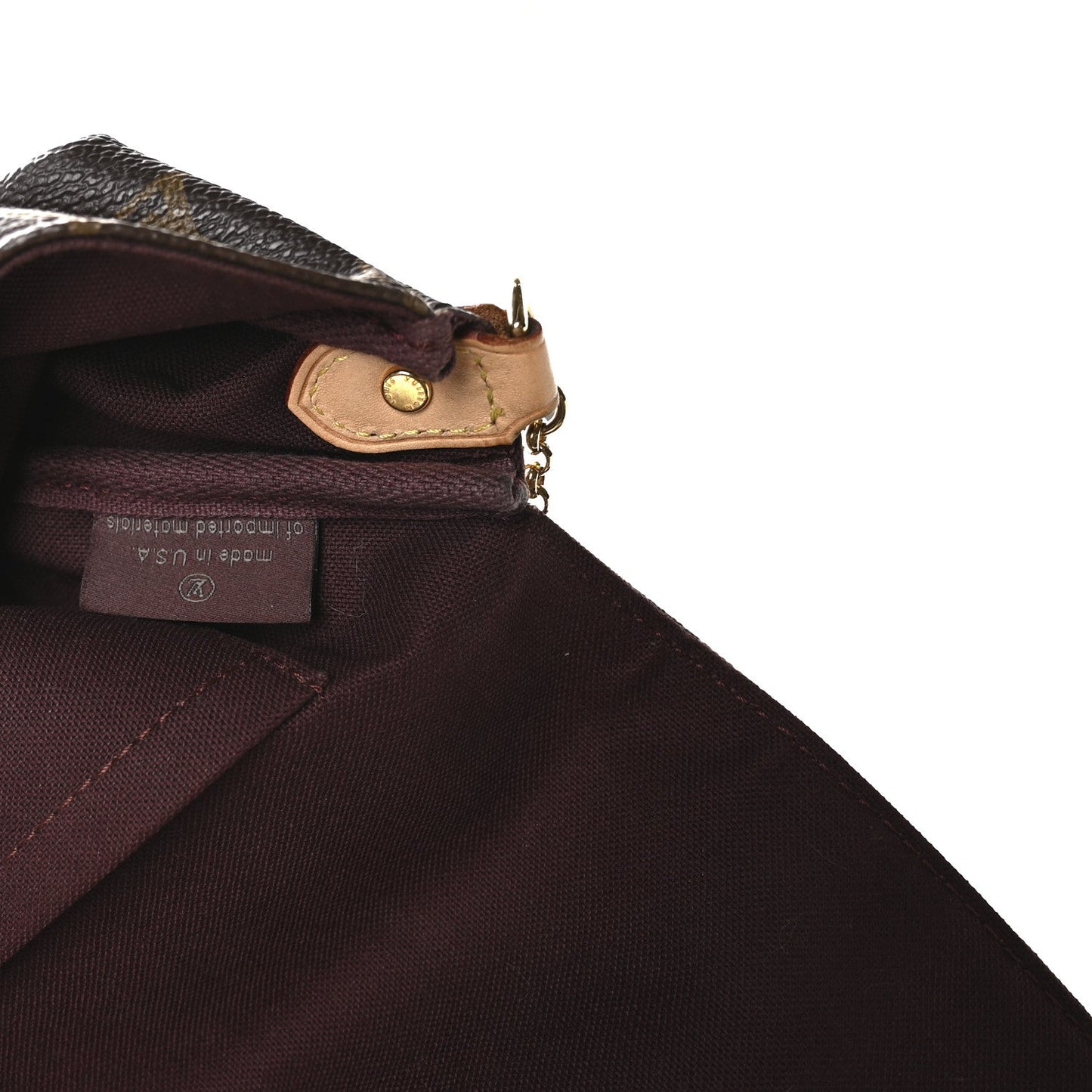 Louis Vuitton Favorite Monogram Coated Canvas Bag - Brown