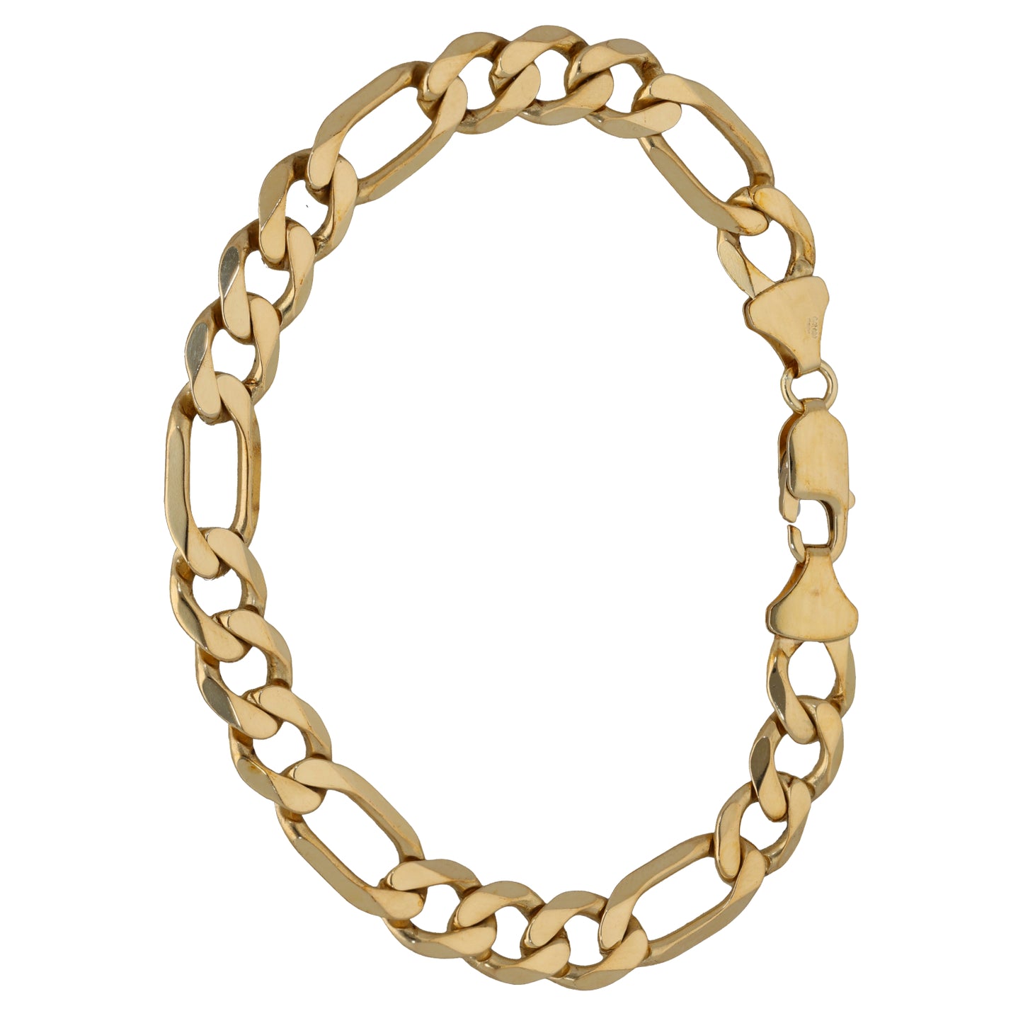 9ct Gold Figaro Bracelet