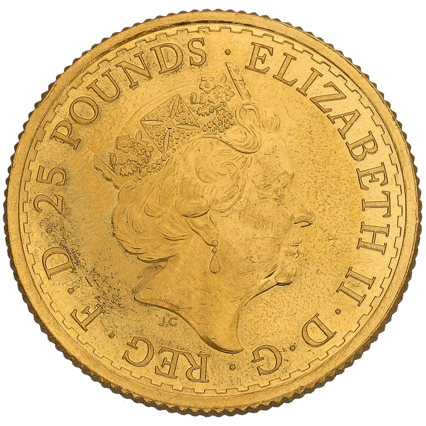 24ct Gold Queen Elizabeth II 1/4 OZ Britannia Coin 2017