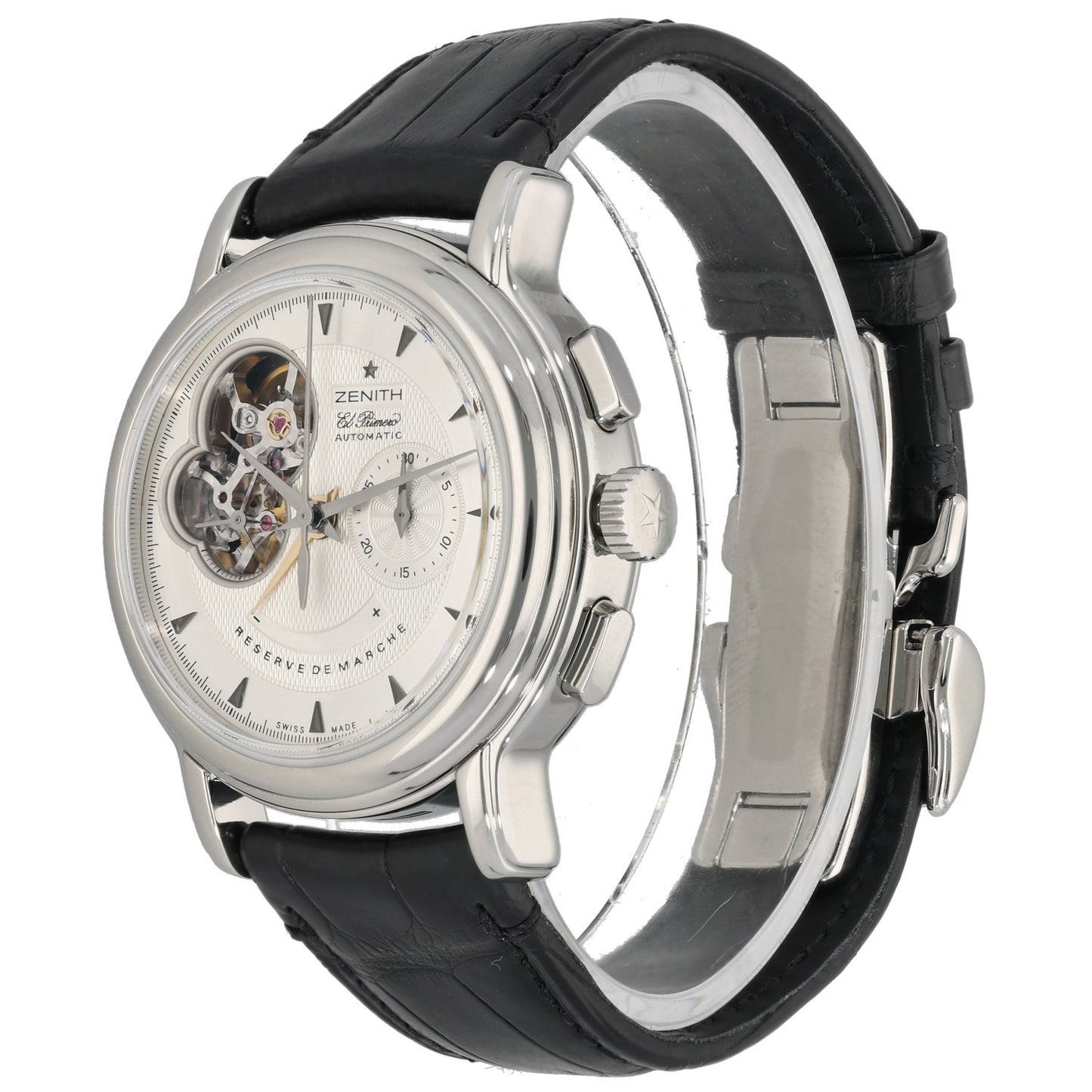 Zenith El Primero Chronomaster T-Open 03.0240.4021 40mm Stainless Steel Watch
