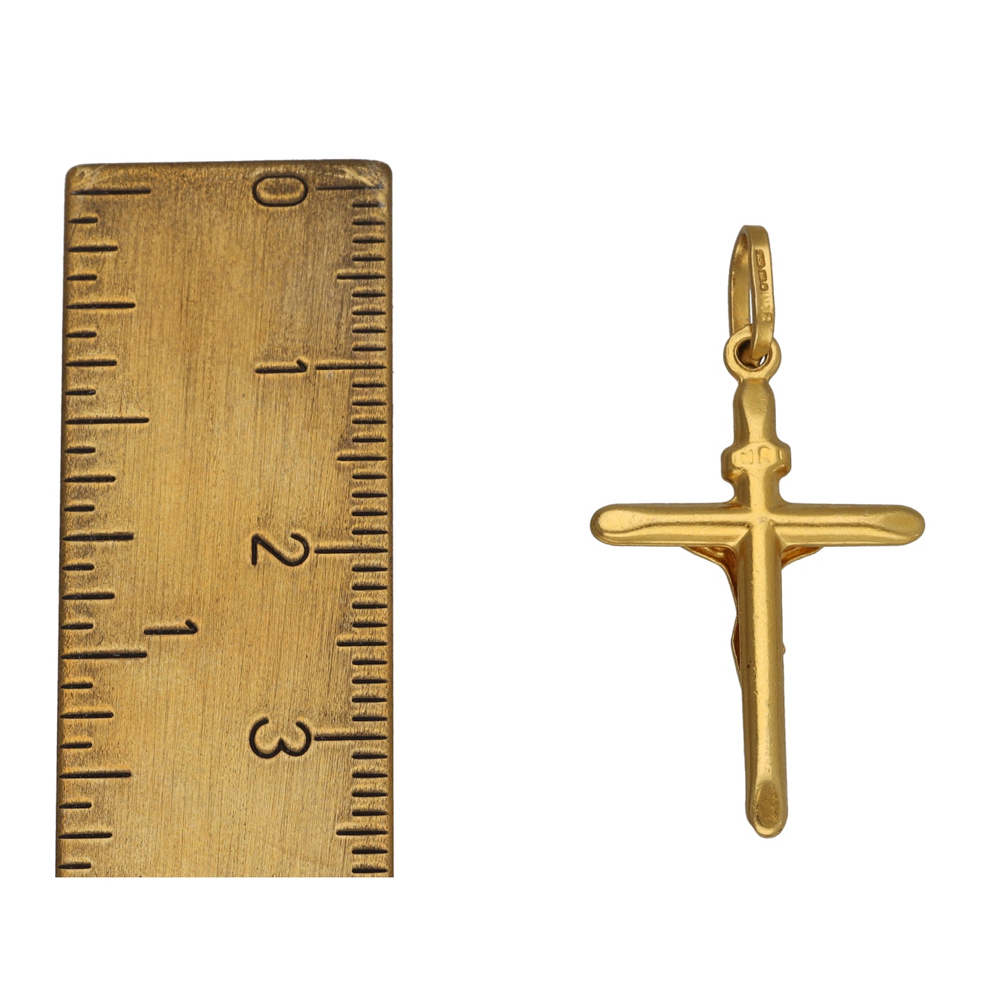 22ct Gold Crucifix Pendant