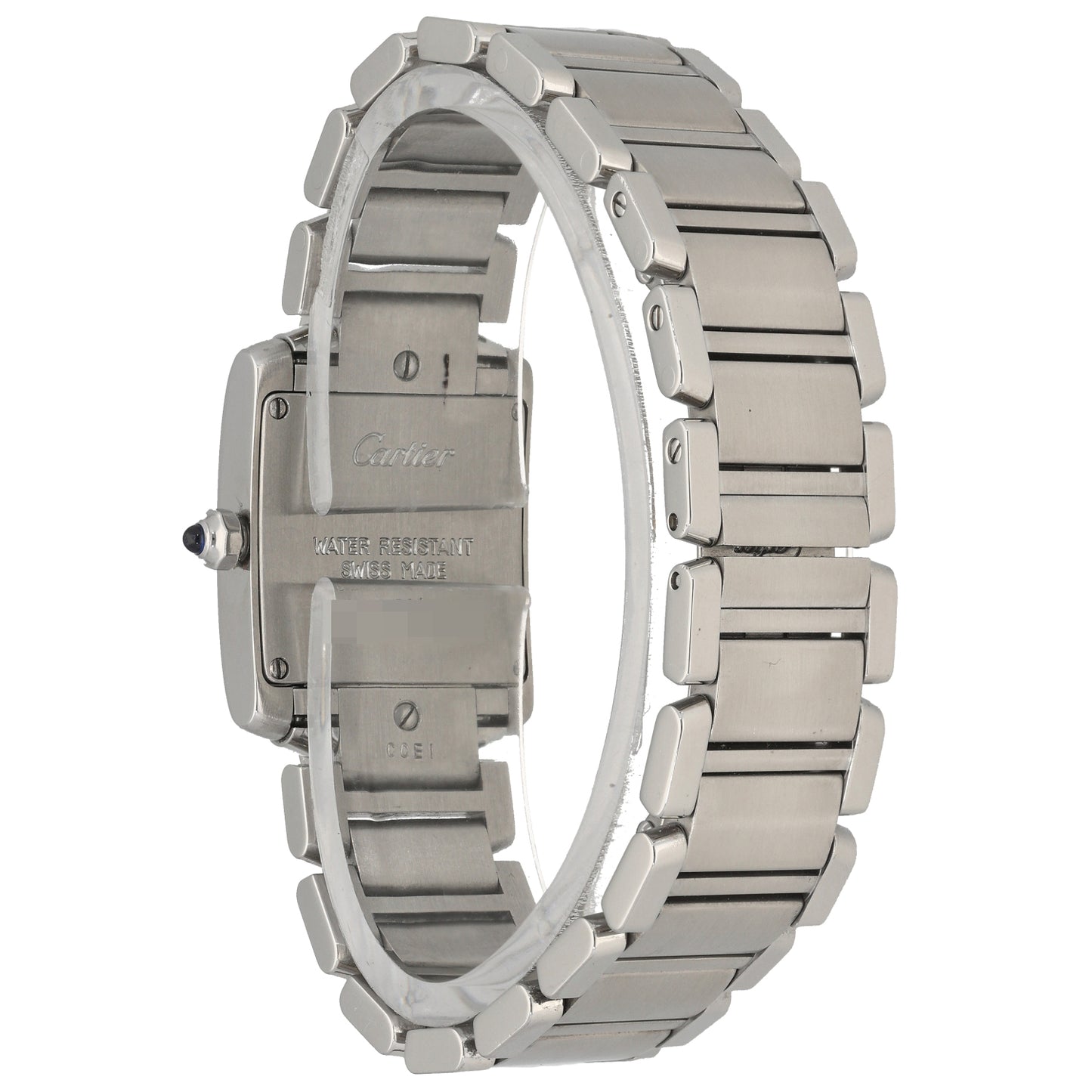 Cartier Tank Francaise 2384 20mm Stainless Steel Watch