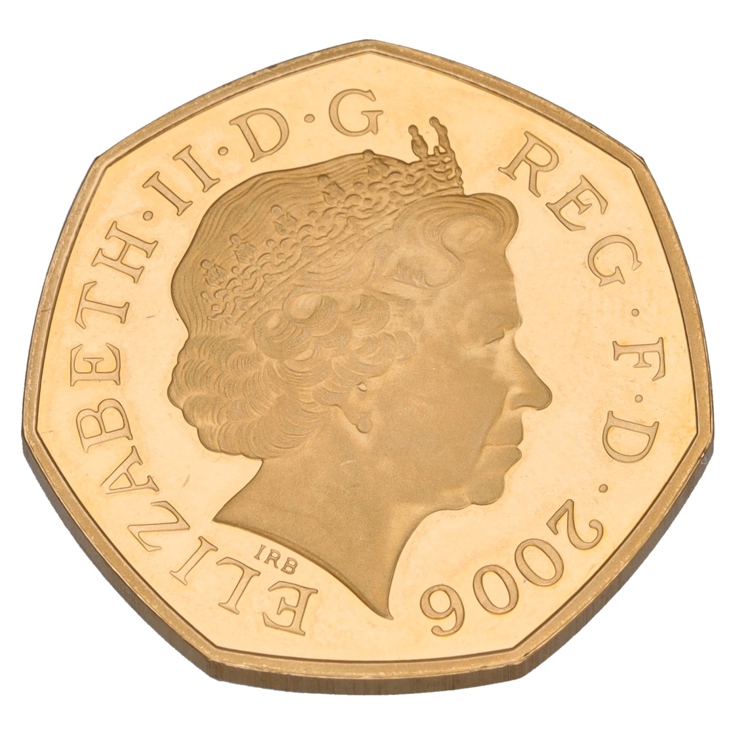 22ct Gold Victoria Cross Fifty Pence Coin 2006