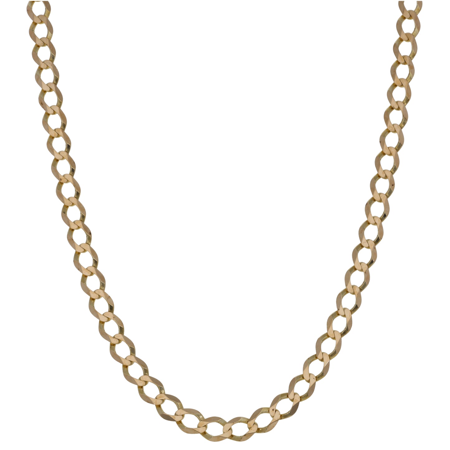 9ct Gold Curb Chain 20"