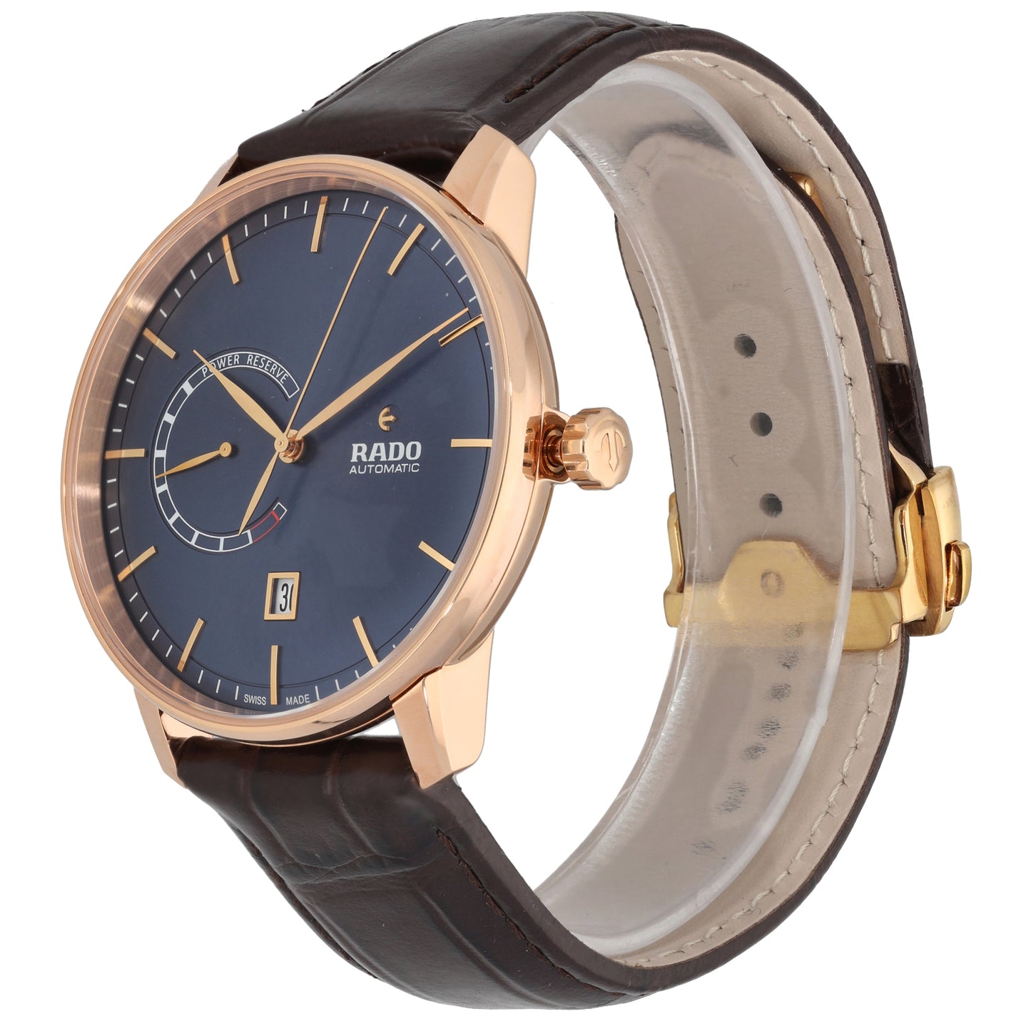 Rado Coupole 772.3879.2 41mm Gold Plated Watch