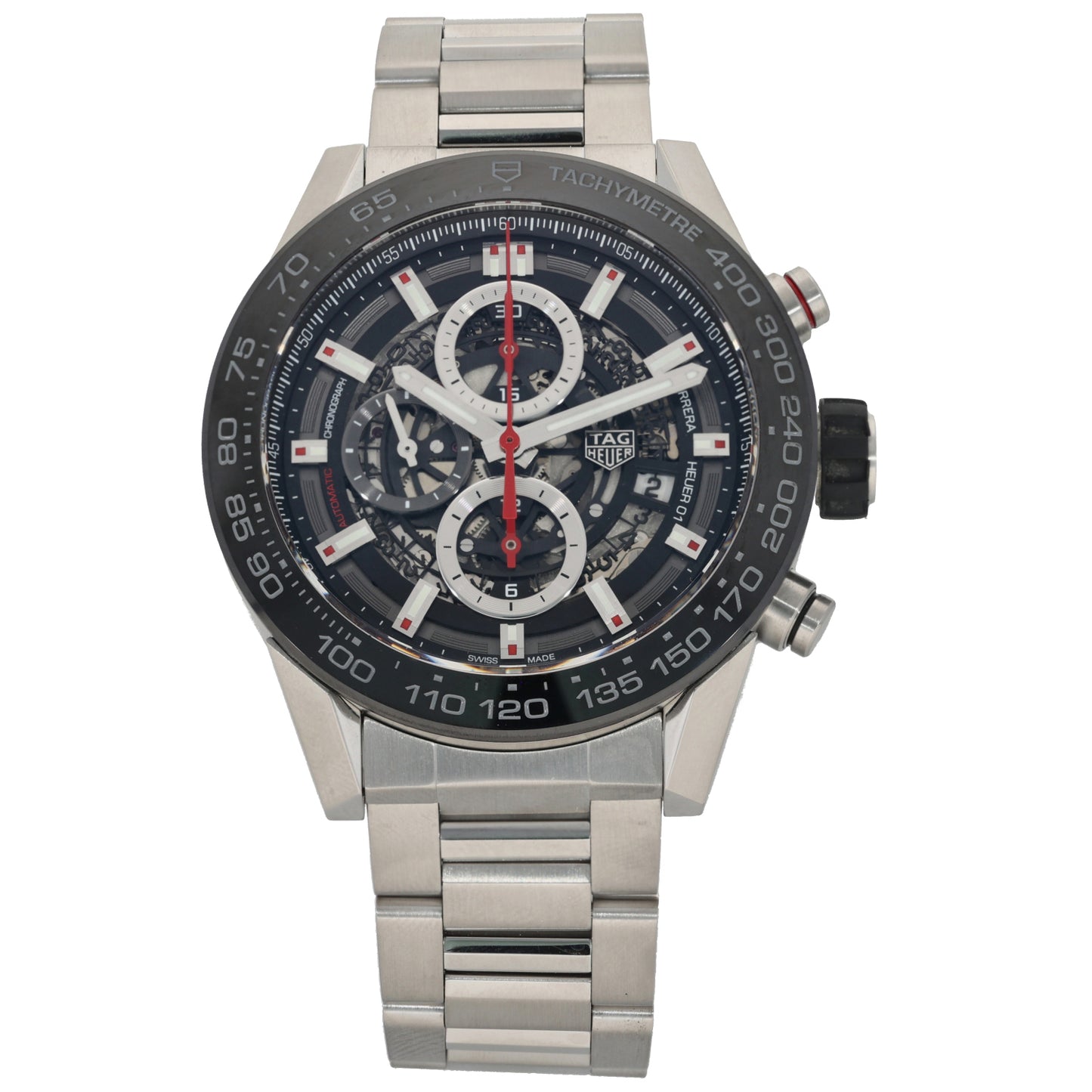 Tag Heuer Carrera CAR2A1W-0 46mm Stainless Steel Watch