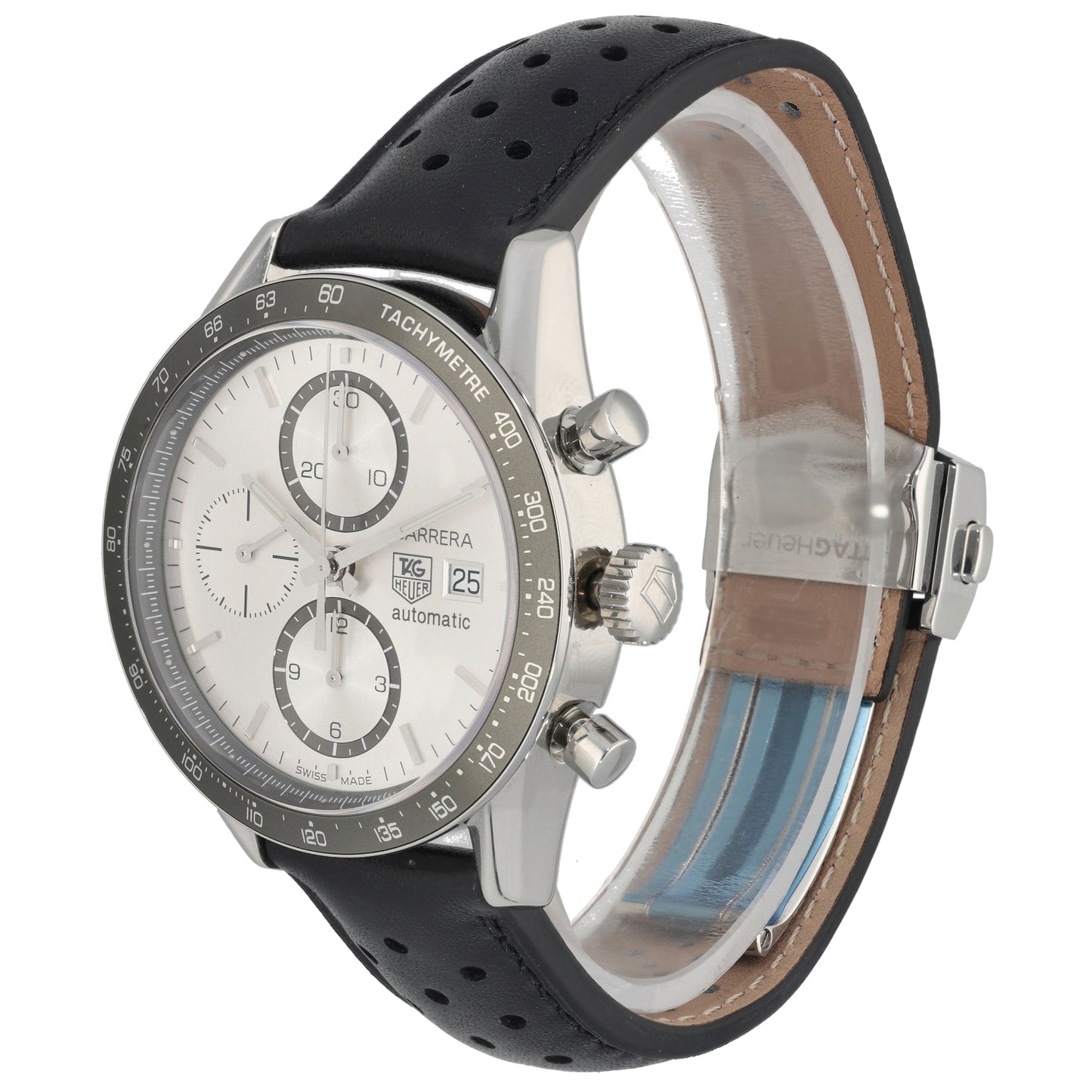 Tag Heuer Carrera CV2011 42mm Stainless Steel Watch