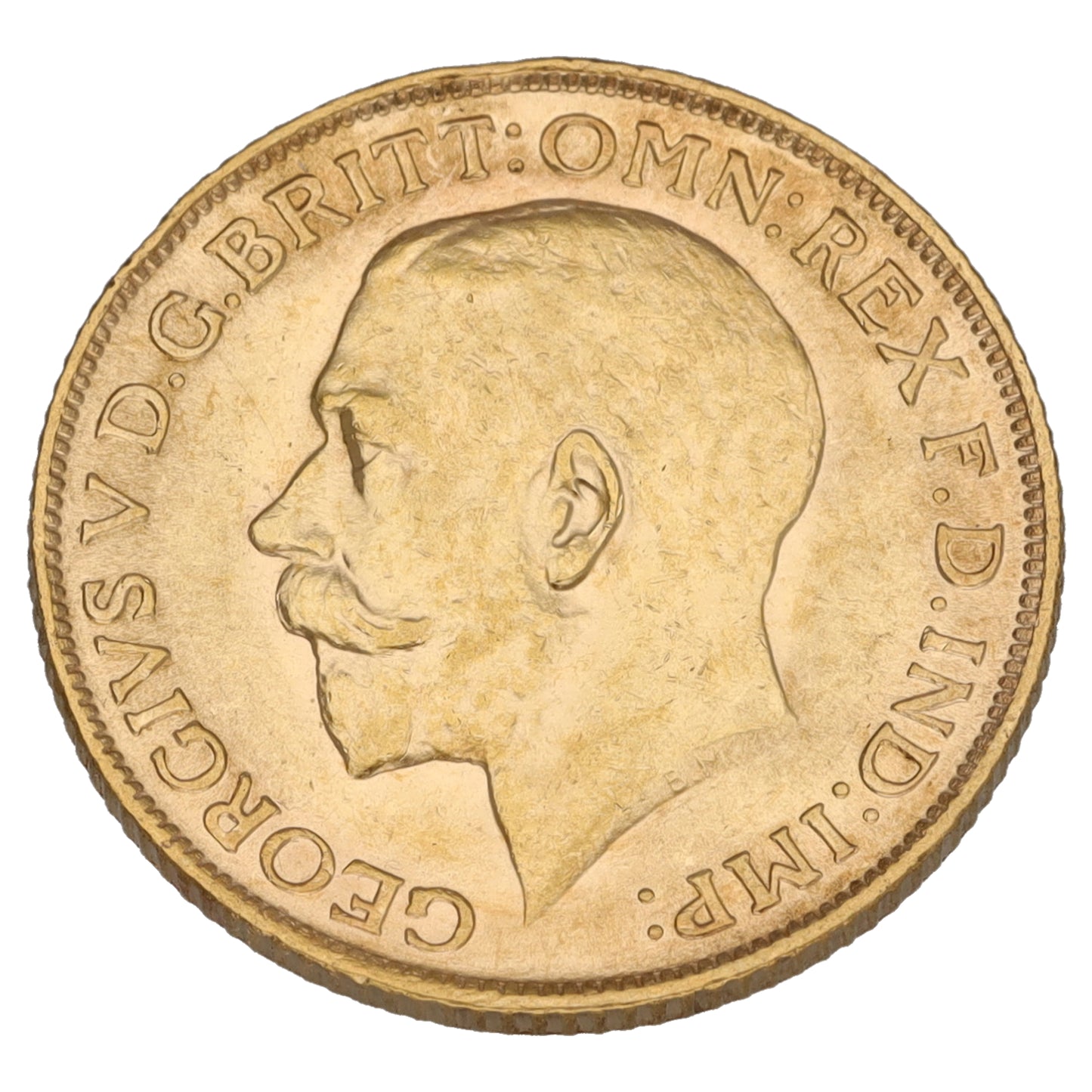 22ct Gold King George V Full Sovereign Coin 1913