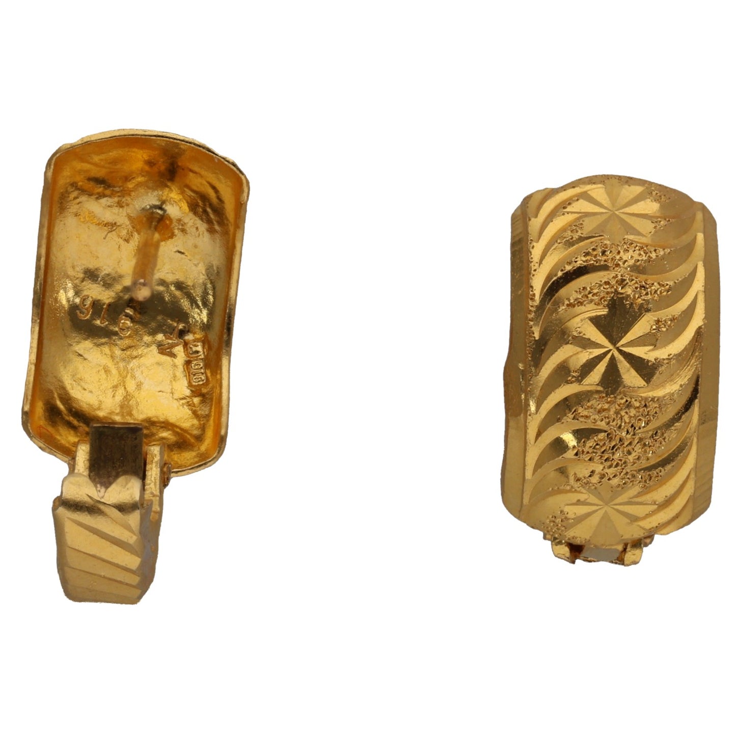 22ct Gold Hoop Earrings