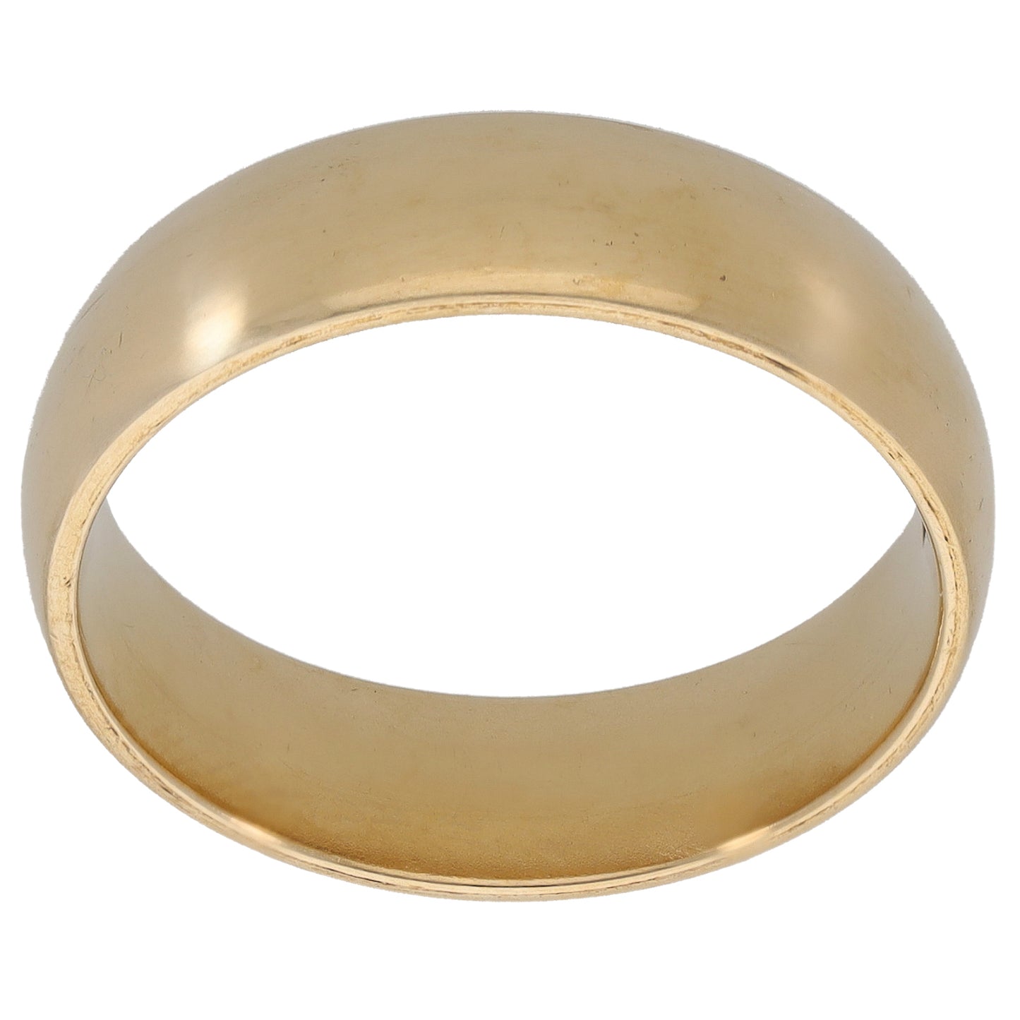 9ct Gold Plain Wedding Ring Size S