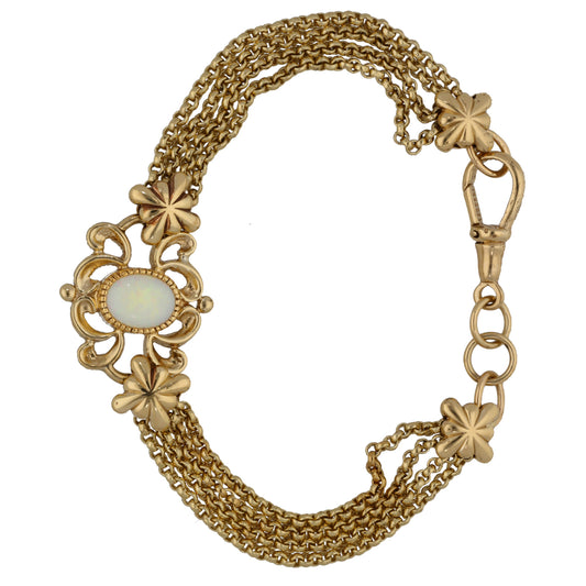 9ct Gold Opal Fancy Bracelet