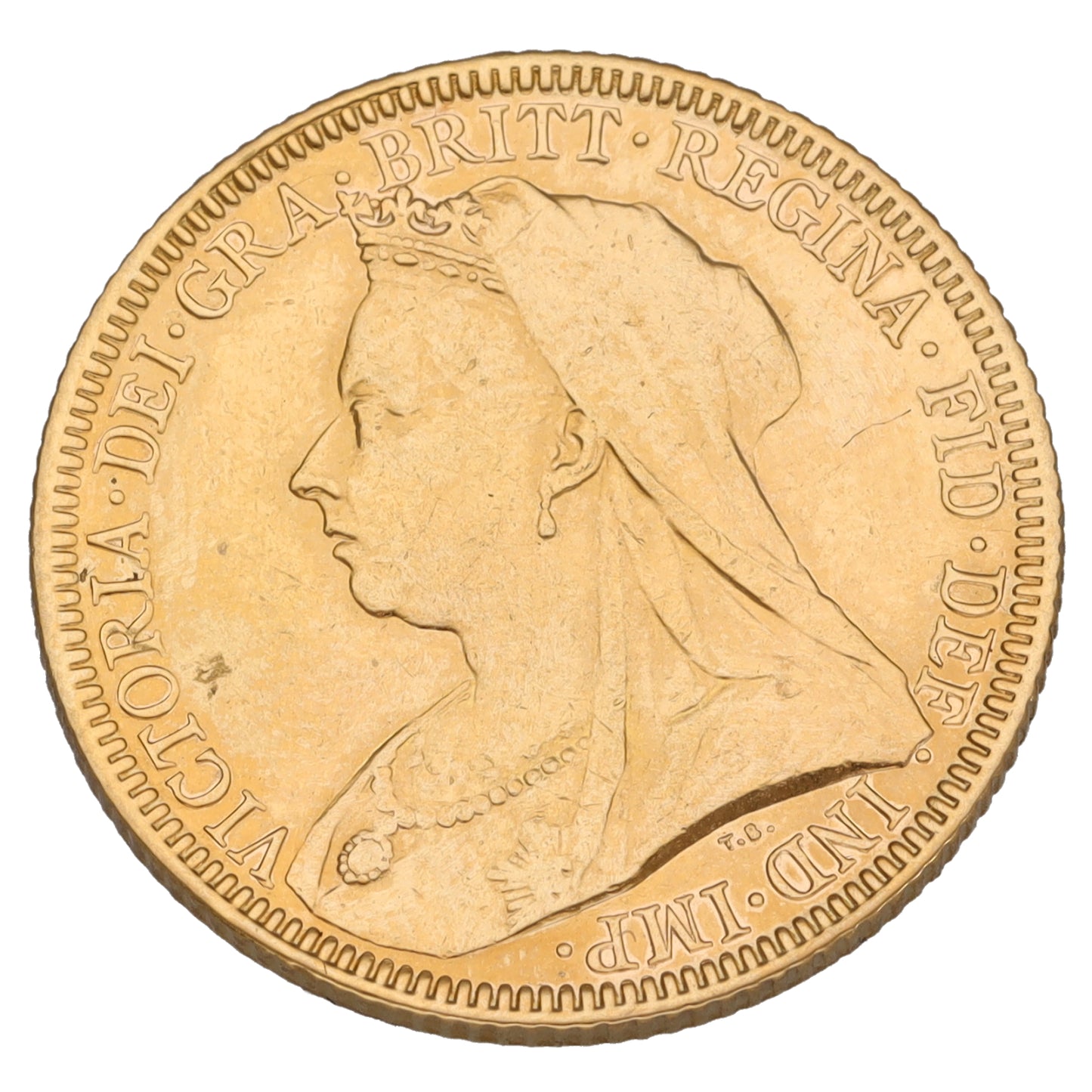 22ct Gold Queen Victoria Full Sovereign Coin 1896