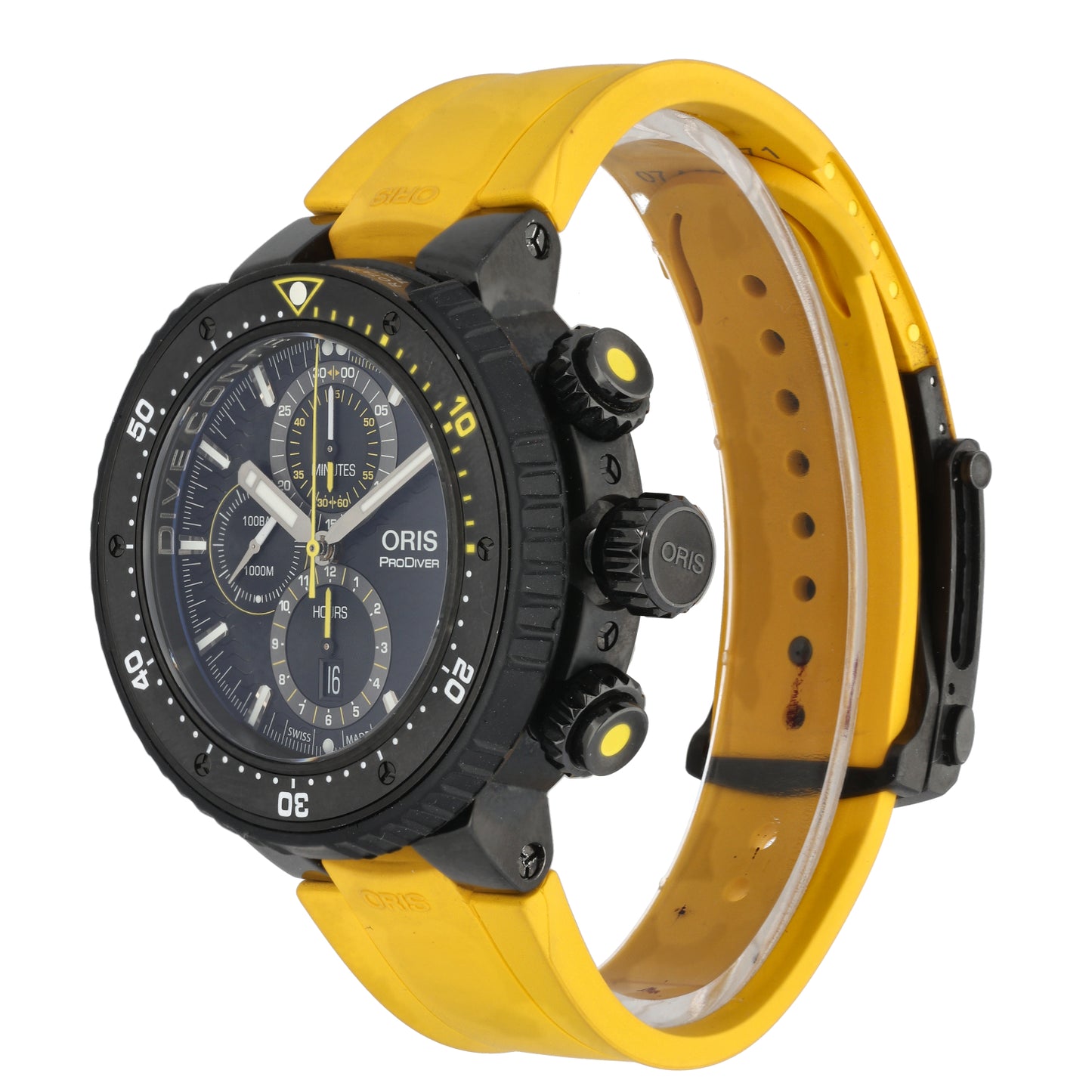 Oris Dive Control 7727 7784 51mm Titanium Watch