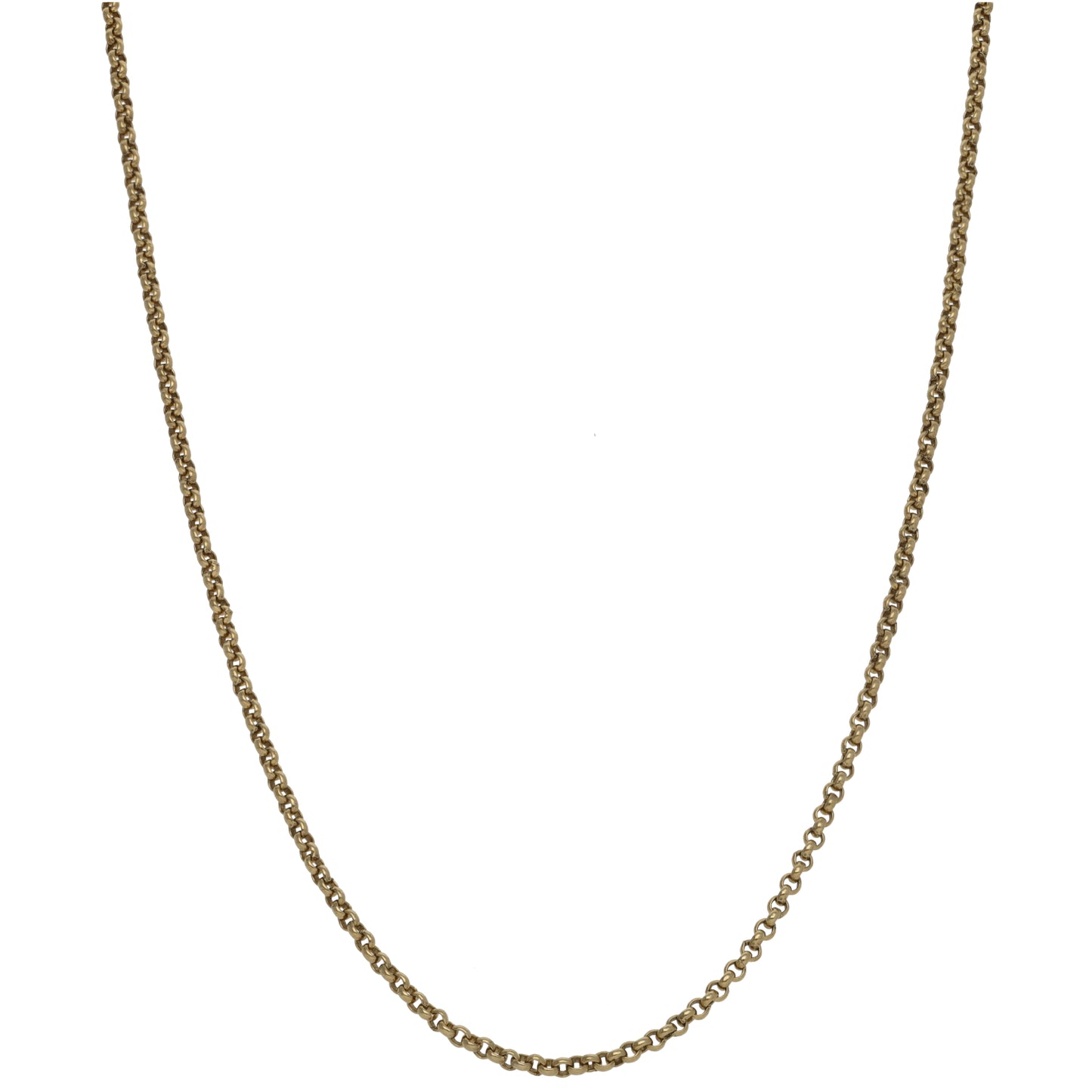 9ct Gold Belcher Chain 20"
