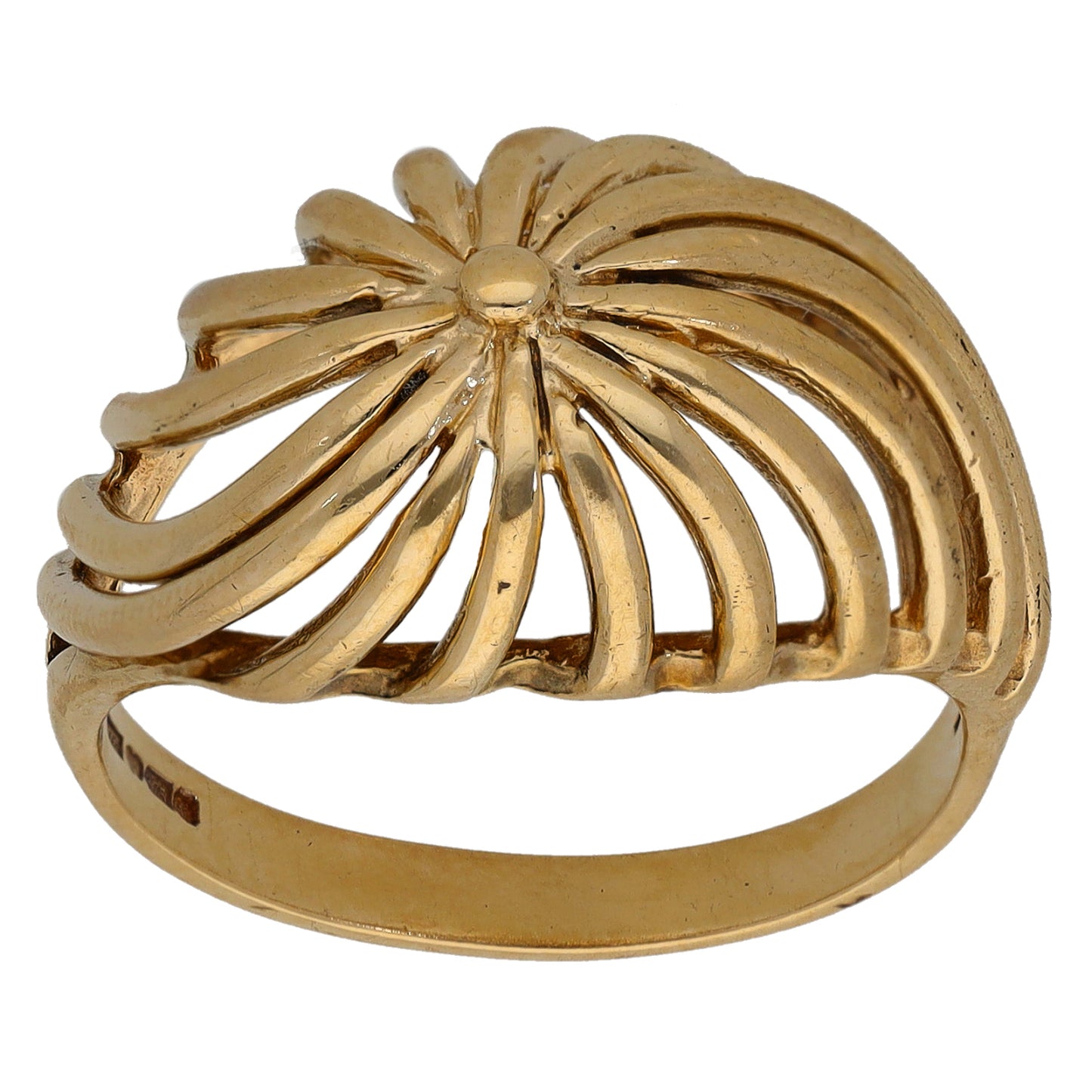 9ct Gold Alternative Ring Size Q