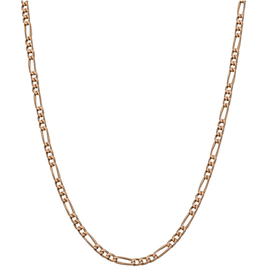 9ct Gold Figaro Chain 19"