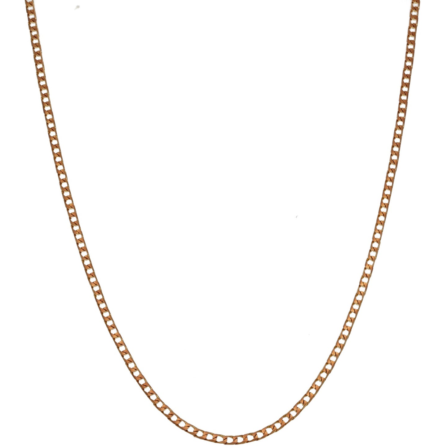 9ct Gold Curb Chain 20"