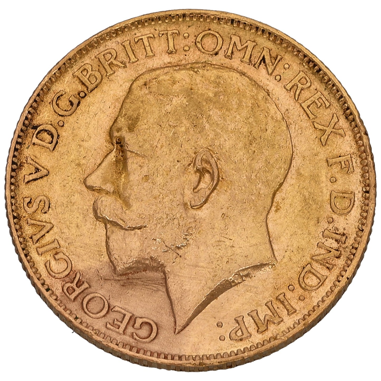 22ct Gold King George V Full Sovereign Coin 1917