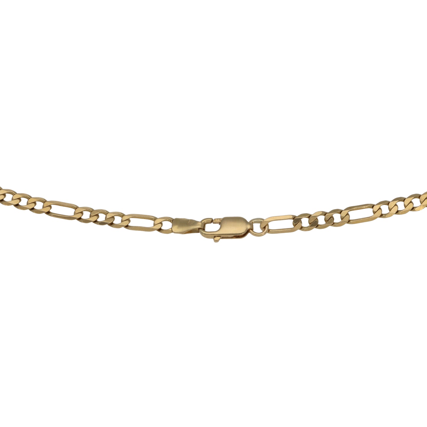 9ct Gold Figaro Chain 18"