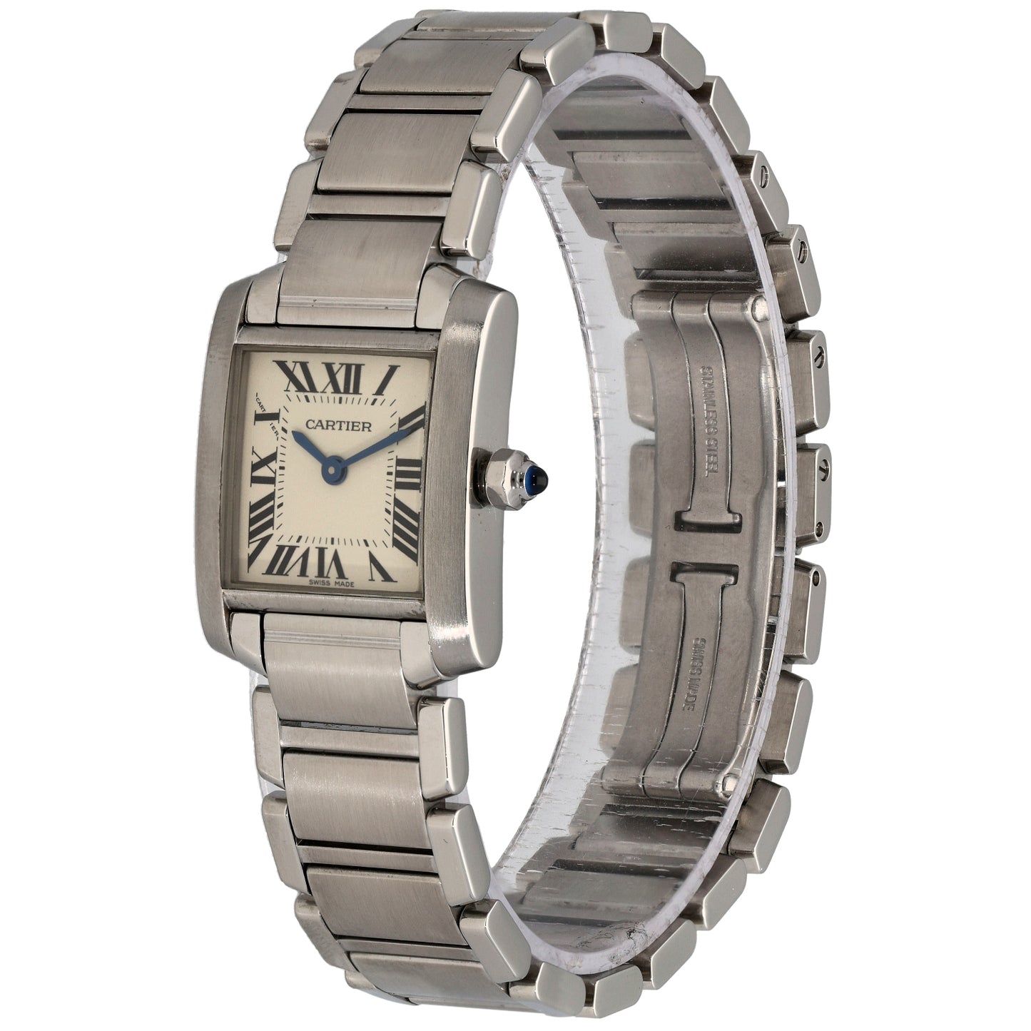 Cartier Tank Francaise 2384 20mm Stainless Steel Watch