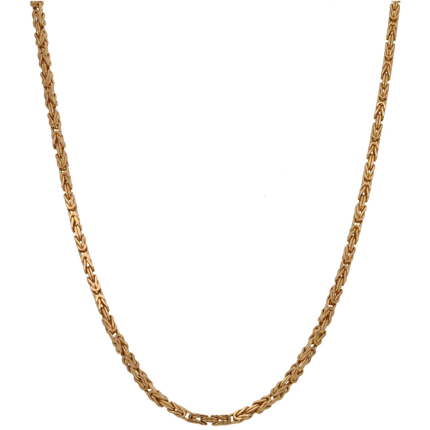 14ct Gold Byzantine Chain 22"