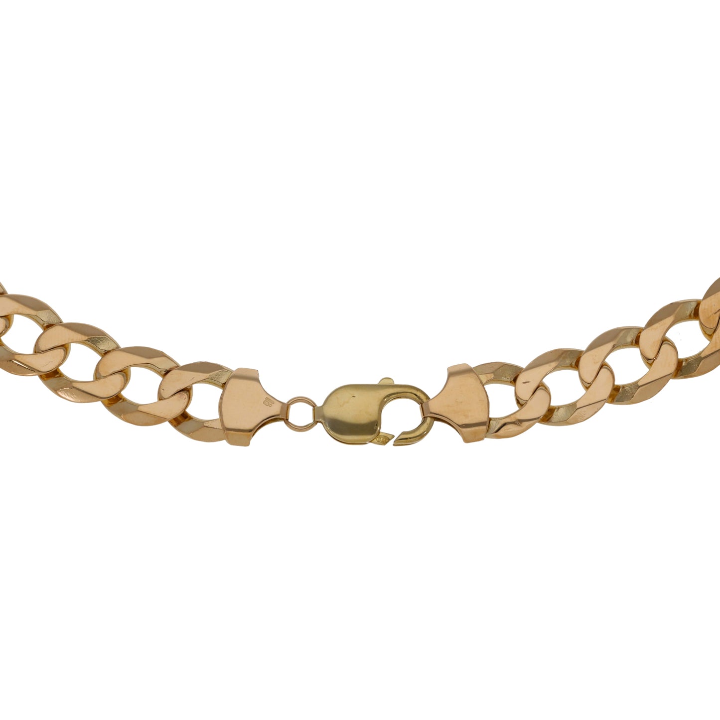 9ct Gold Curb Chain 22"