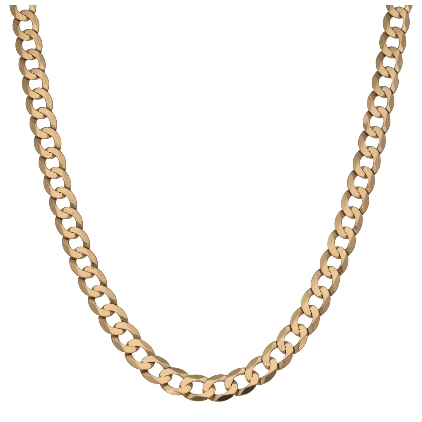 9ct Gold Curb Chain 20"