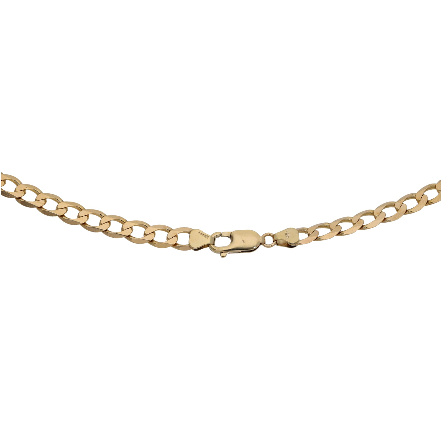 9ct Gold Curb Chain 20"