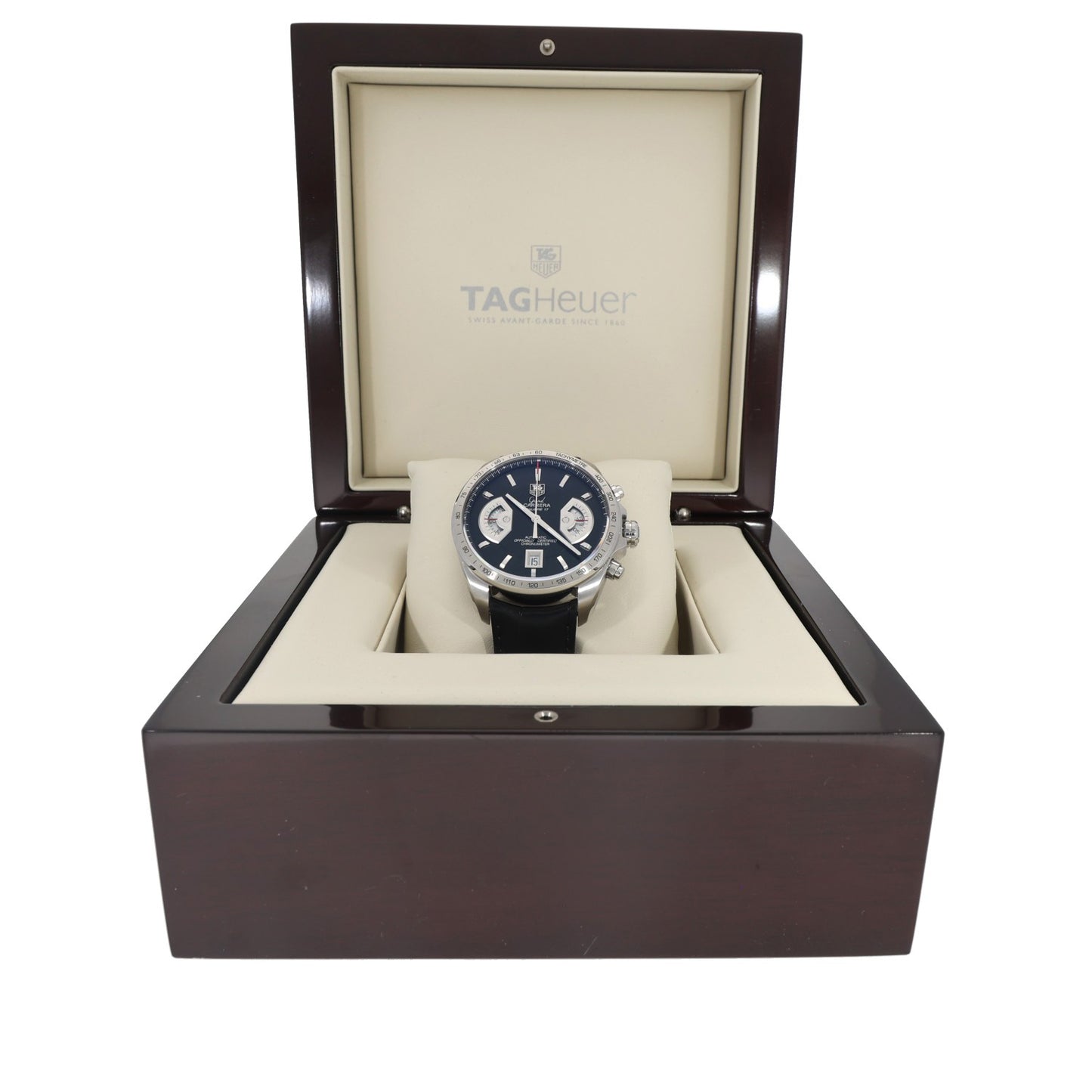 Tag Heuer Grand Carrera CAV511A 43mm Stainless Steel Watch