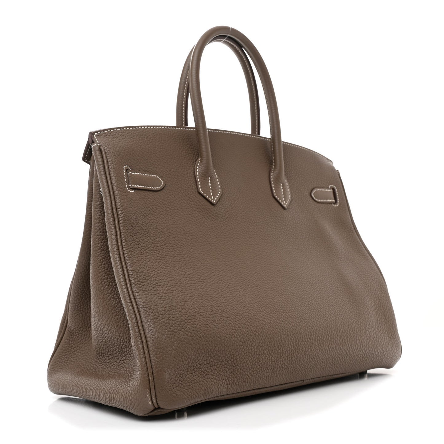 Hermes Birkin 35 Retourne Togo Calfskin Leather Bag - Etoupe